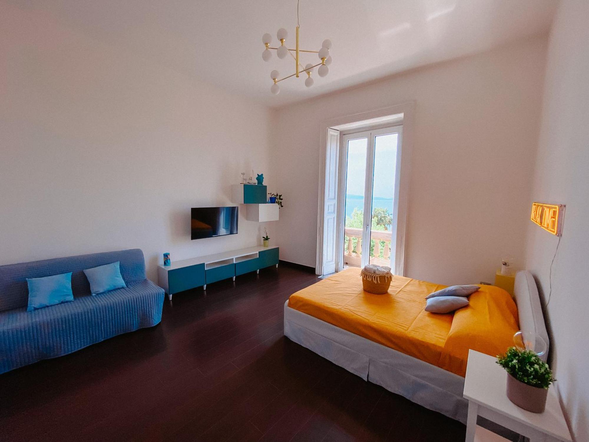 Blue Sea View Apartment 萨莱诺 外观 照片